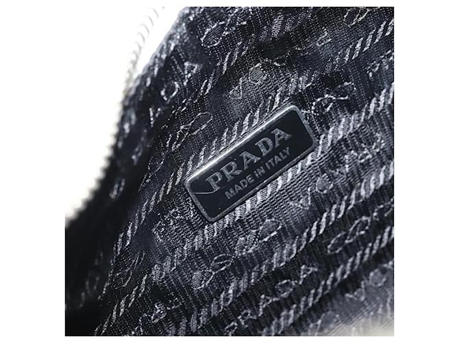 PRADA Pochette Pile Bianca Auth 171022 Bianco - vista 20