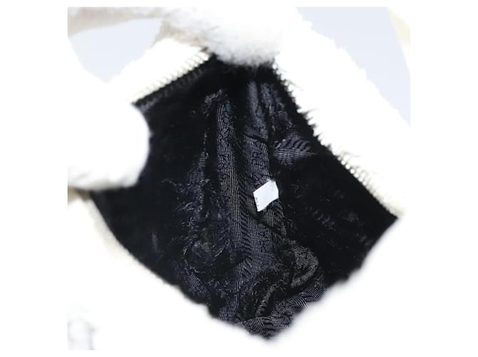 PRADA Pochette Pile Bianca Auth 171022 Bianco - vista 22