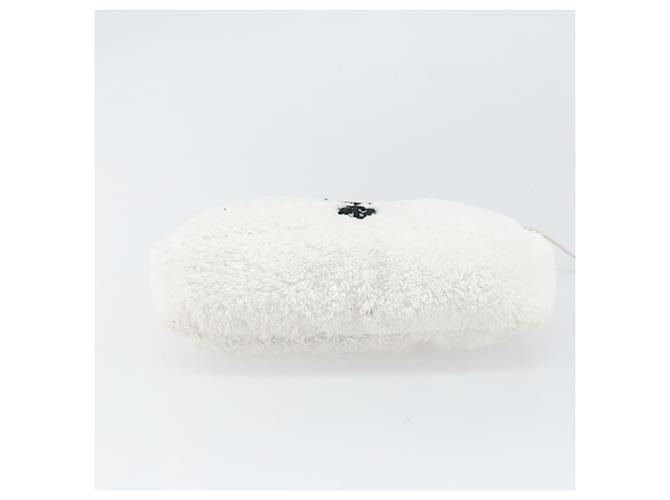 PRADA Pochette Pile Bianca Auth 171022 Bianco - vista 5