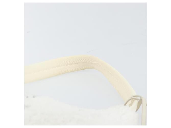 PRADA Pochette Pile Bianca Auth 171022 Bianco - vista 8