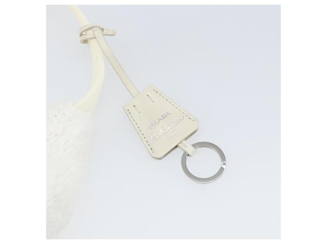 PRADA Pochette Pile Bianca Auth 171022 Bianco - vista 9