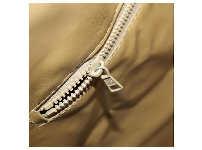 Céline Borsa Boston in tela Macadam CELINE in pelle PVC marrone oro Auth ki6396 D'oro - vista 22