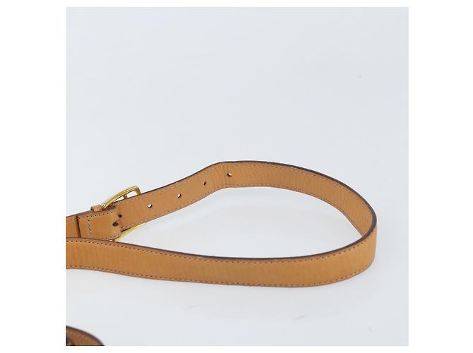Céline Borsa a Spalla in Tela Macadam CELINE in Pelle PVC Marrone Oro Auth 171119 D'oro - vista 14
