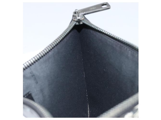 Borsa Clutch FENDI in pelle nera Auth ka2288 Nero - vista 17