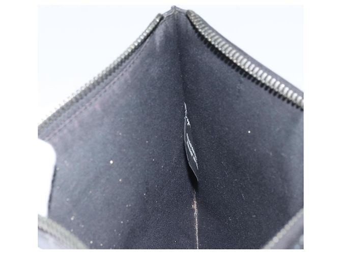 Borsa Clutch FENDI in pelle nera Auth ka2288 Nero - vista 18