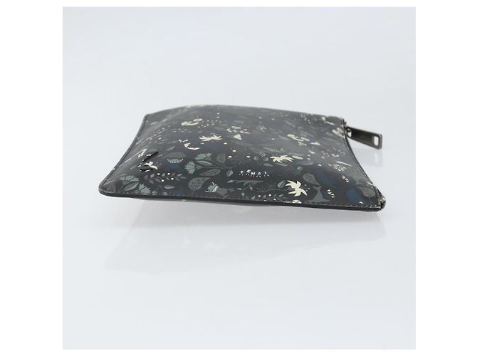 Borsa Clutch FENDI in pelle nera Auth ka2288 Nero - vista 3