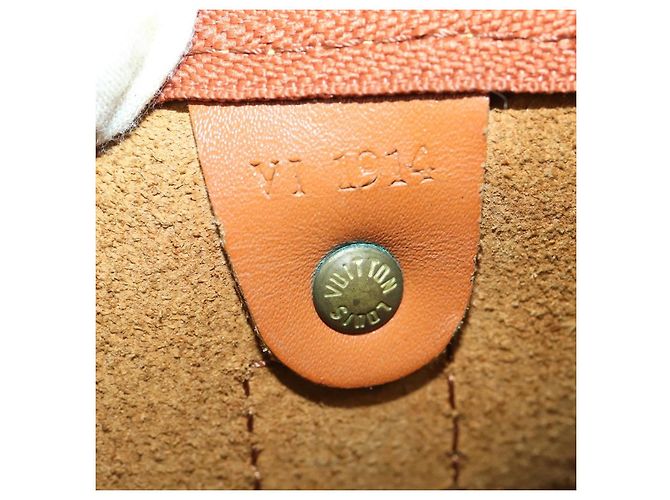 LOUIS VUITTON Epi Keepall 50 Borsa Boston Marrone M42968 LV Auth 168114 - vista 12
