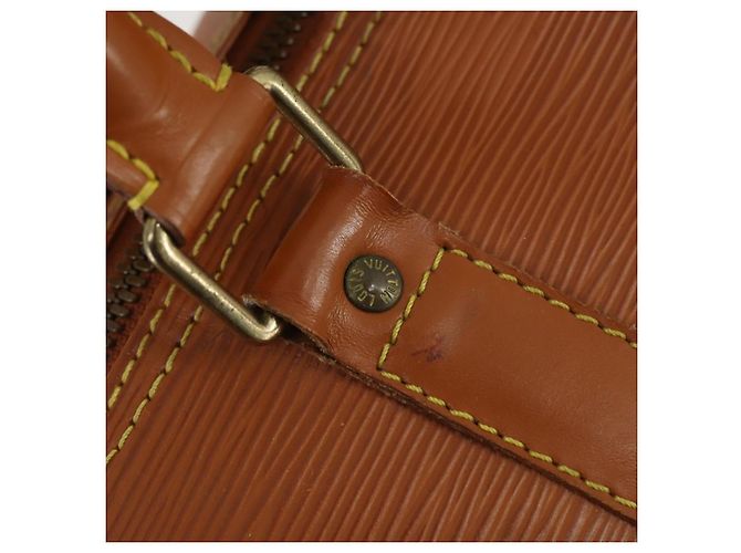LOUIS VUITTON Epi Keepall 50 Borsa Boston Marrone M42968 LV Auth 168114 - vista 17