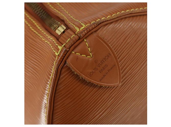LOUIS VUITTON Epi Keepall 50 Borsa Boston Marrone M42968 LV Auth 168114 - vista 18