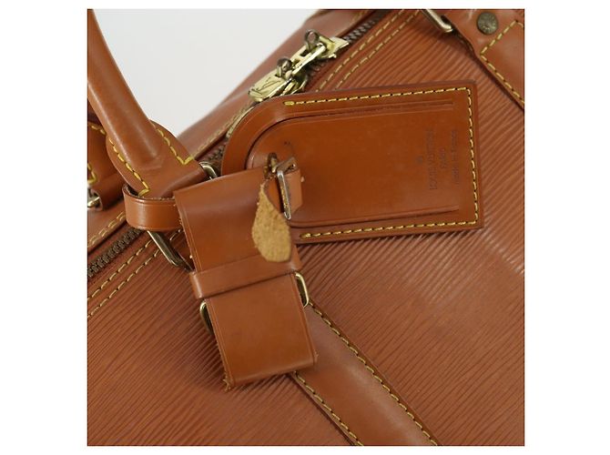 LOUIS VUITTON Epi Keepall 50 Borsa Boston Marrone M42968 LV Auth 168114 - vista 19
