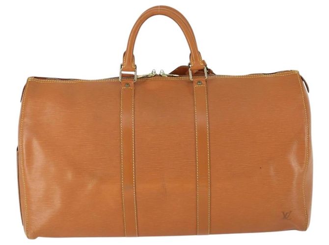 LOUIS VUITTON Epi Keepall 50 Borsa Boston Marrone M42968 LV Auth 168114 - vista 2