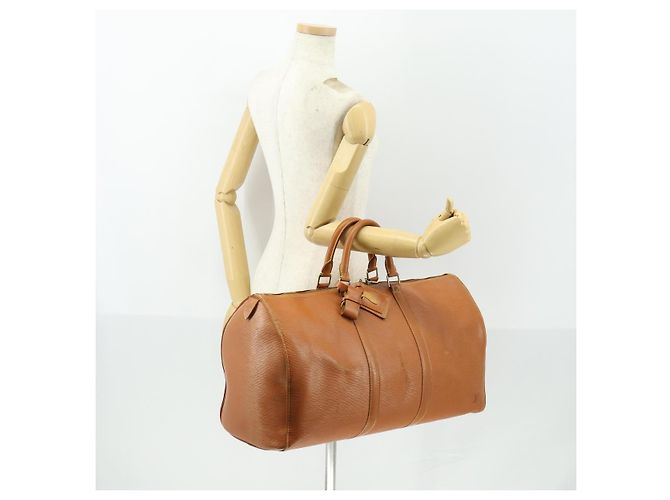 LOUIS VUITTON Epi Keepall 50 Borsa Boston Marrone M42968 LV Auth 168114 - vista 22