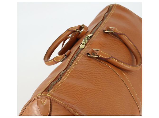 LOUIS VUITTON Epi Keepall 50 Borsa Boston Marrone M42968 LV Auth 168114 - vista 6