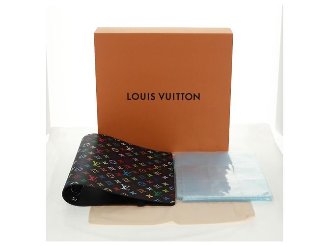 LOUIS VUITTON Multicolor Binder Black LV Auth BA10559SM - view 12