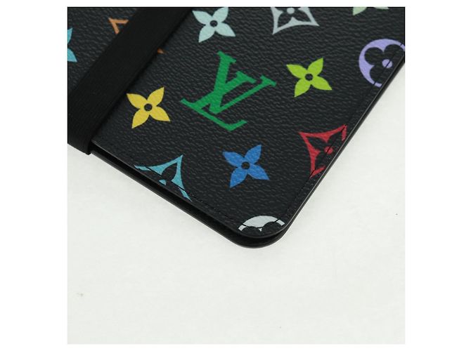 LOUIS VUITTON Multicolor Binder Black LV Auth BA10559SM - view 14