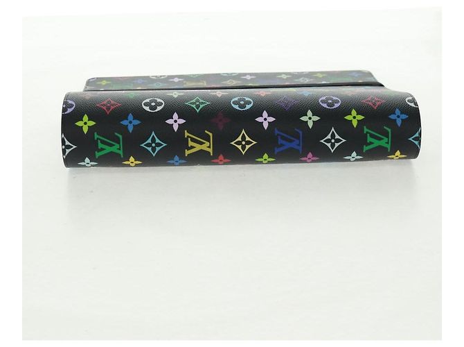 LOUIS VUITTON Multicolor Binder Black LV Auth BA10559SM - view 4