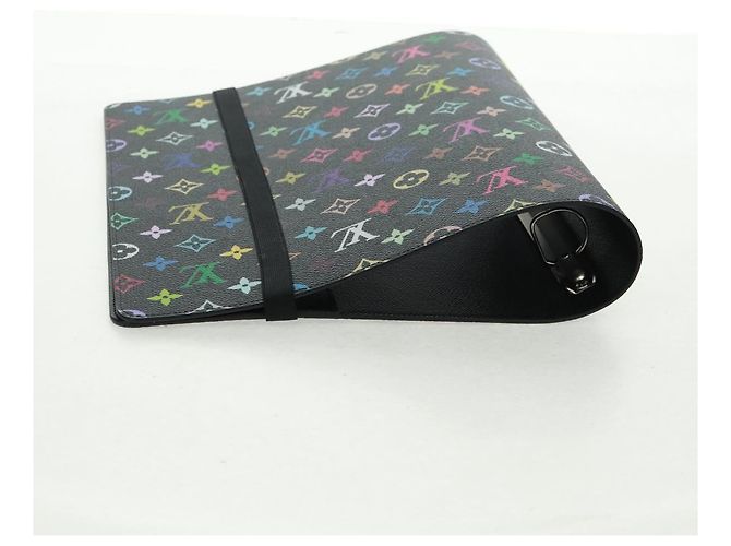 LOUIS VUITTON Multicolor Binder Black LV Auth BA10559SM - view 5