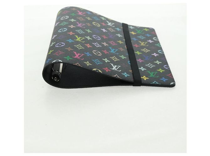 LOUIS VUITTON Multicolor Binder Black LV Auth BA10559SM - view 6