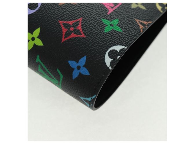 LOUIS VUITTON Multicolor Binder Black LV Auth BA10559SM - view 7