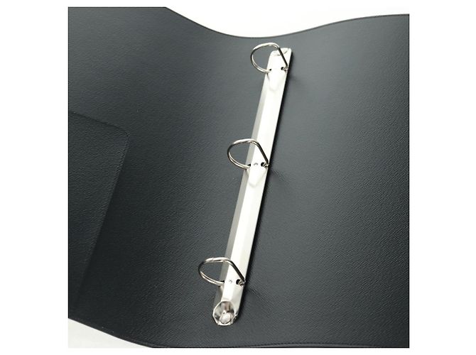 LOUIS VUITTON Multicolor Binder Black LV Auth BA10559SM - view 9
