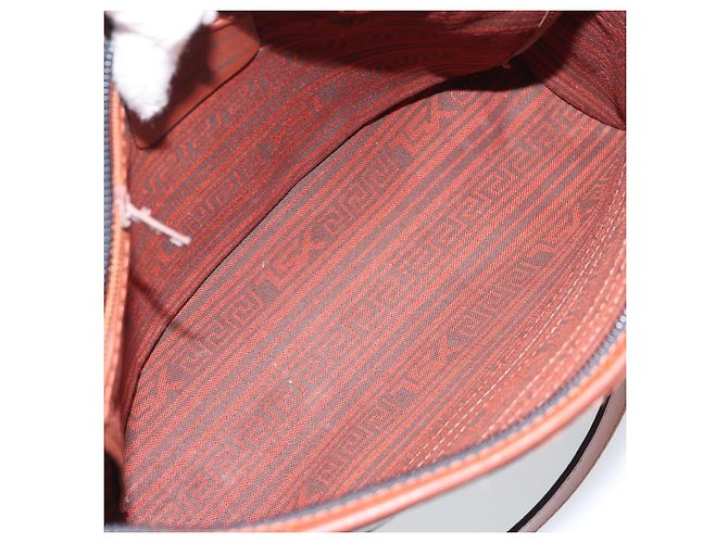 Borsa a Spalla SAINT LAURENT in Tela Pelle Nera Marrone Oro Auth ti3767 Nero D'oro - vista 12