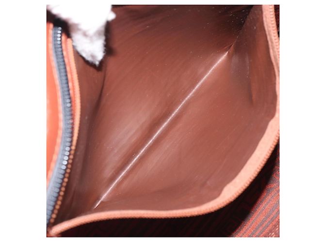 Borsa a Spalla SAINT LAURENT in Tela Pelle Nera Marrone Oro Auth ti3767 Nero D'oro - vista 21