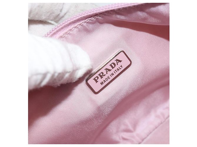 PRADA Handtasche aus Nylon Rosa Auth 171934 Pink - Ansicht 19