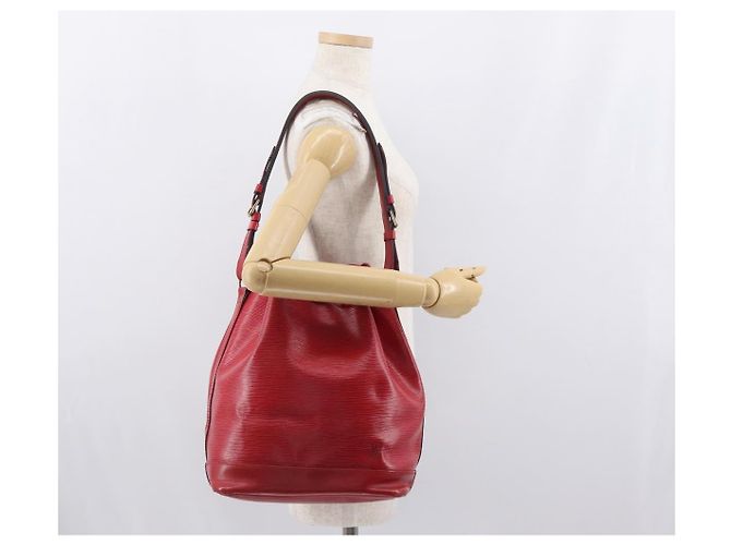 LOUIS VUITTON Borsa a Spalla Epi Noe Rossa M44007 LV Auth 170712 Rosso - vista 20