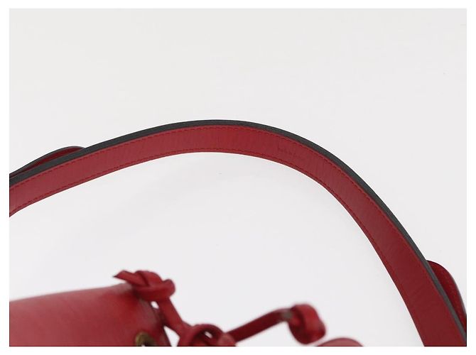 LOUIS VUITTON Borsa a Spalla Epi Noe Rossa M44007 LV Auth 170712 Rosso - vista 8