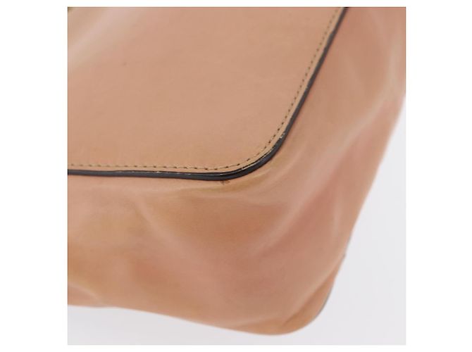 Chloé Borsa a Spalla in Pelle Chloe Chain Elsie Rosa Oro Auth 171670 D'oro - vista 16