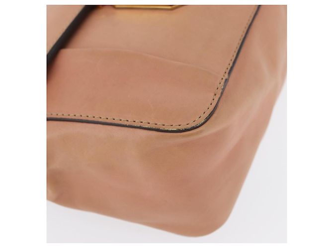 Chloé Borsa a Spalla in Pelle Chloe Chain Elsie Rosa Oro Auth 171670 D'oro - vista 8