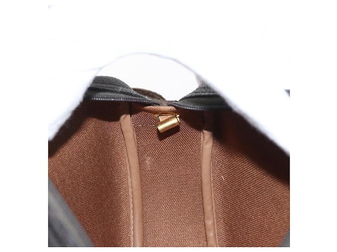 Borsa a spalla in tela a nido d'ape PVC nera e oro Auth BA10846 Christian Dior Nero D'oro - vista 19