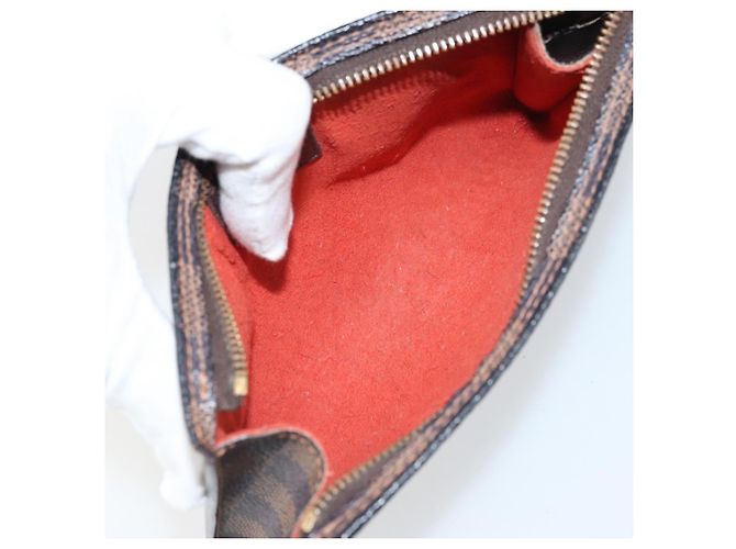 LOUIS VUITTON Pochette Marais Damier Ebene LV Auth ep13046 - vista 11