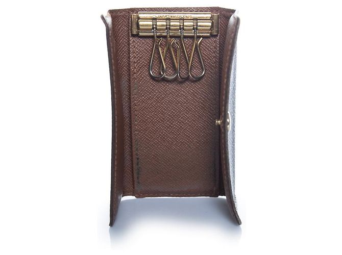 Louis Vuitton, vintage monogram key pouch Brown - view 3
