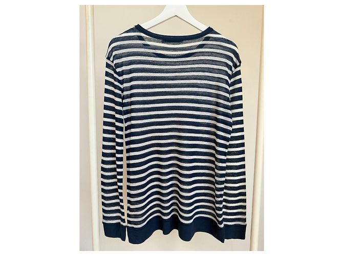 T By Alexander Wang Langarmshirt von Alexander Wang Blau - Ansicht 10