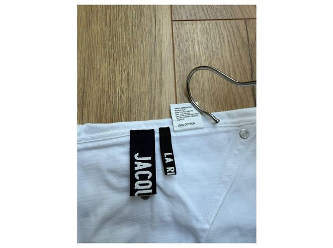 Falda Jacquemus La Riviera Blanca de Algodón Blanco - vista 10