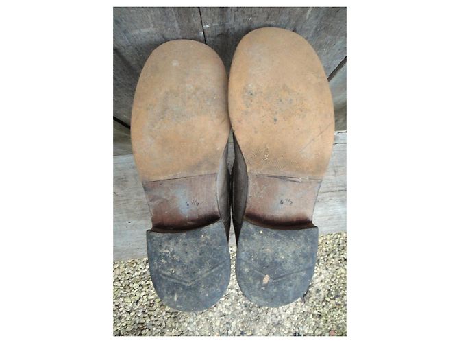 Autre Marque Botines Mosquitos de piel beige - vista 5