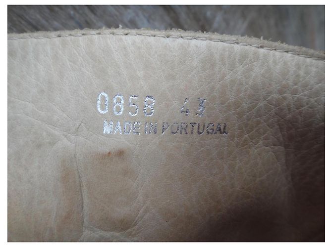 Autre Marque Botines Mosquitos de piel beige - vista 6