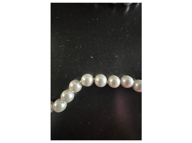 Louis Vuitton Collana di perle con pendente in rubino e oro Bianco Rosso D'oro - vista 8