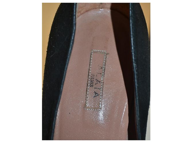 Décolleté Alaïa in scamosciato nero taglia 35,5 IT - vista 7