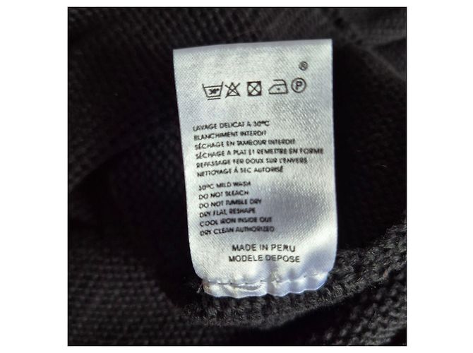 Schwarzes Strickkleid Maje - Ansicht 5