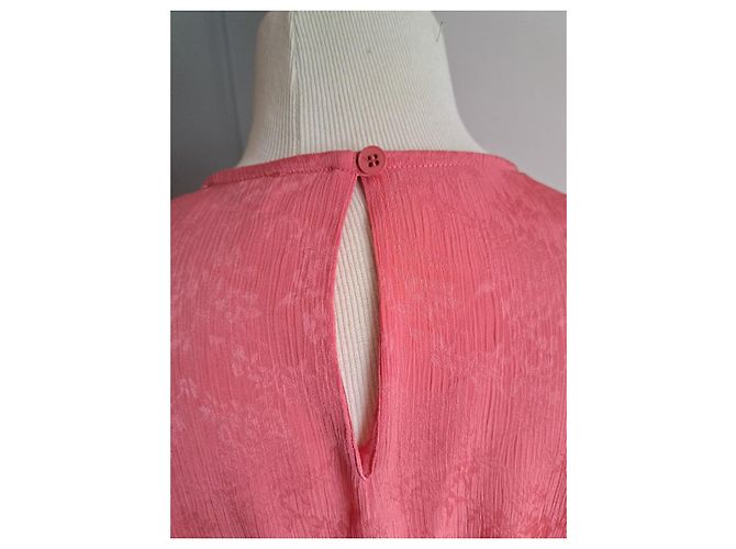 Claudie Pierlot Rosa Langarmkleid Pink - Ansicht 6