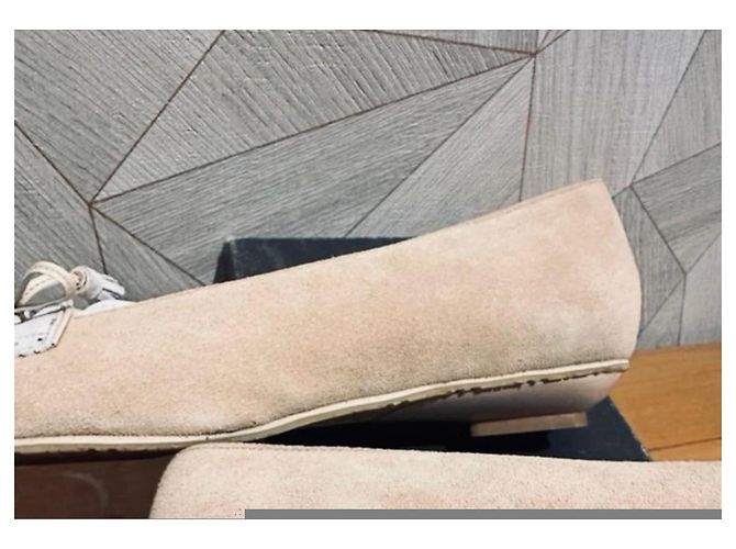 Autre Marque Scarpe basse Coccinnelle in camoscio beige - vista 3