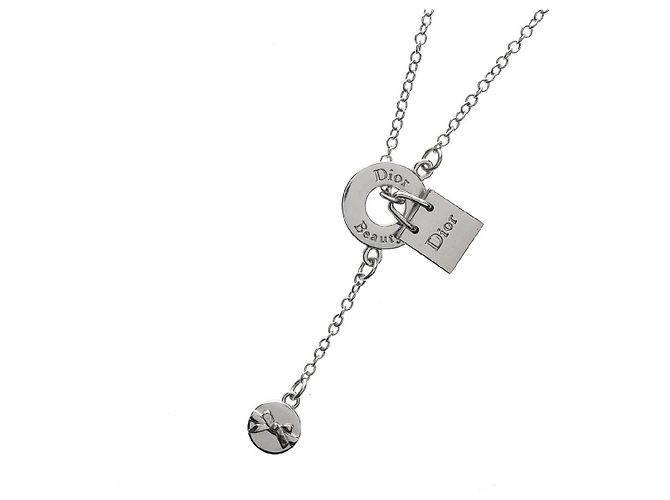 Charm per borsa Lariat Christian Dior in argento - vista 3