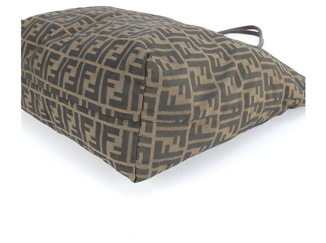 Fendi Zucca Pattern Brown Tote Bag - view 5