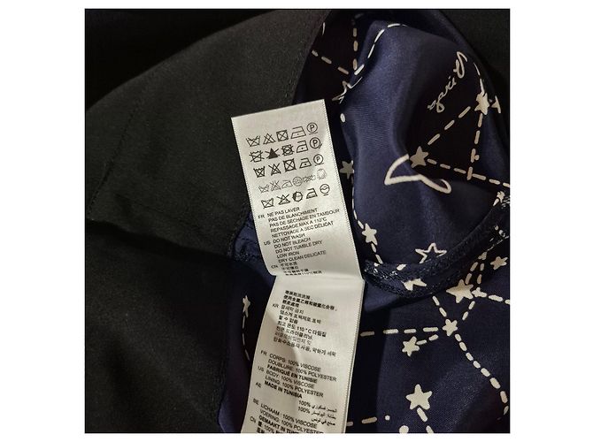 Sandro Kleid mit Sternenprint Dunkelblau - Ansicht 3