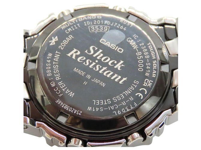 Autre Marque Edelstahl-Uhr CASIO G-SHOCK GMW-B5000D-1CJF Silber - Ansicht 13