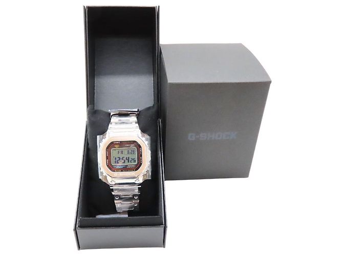 Autre Marque Edelstahl-Uhr CASIO G-SHOCK GMW-B5000D-1CJF Silber - Ansicht 14