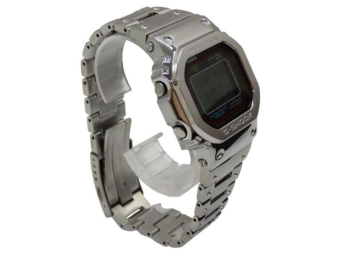 Autre Marque Edelstahl-Uhr CASIO G-SHOCK GMW-B5000D-1CJF Silber - Ansicht 2