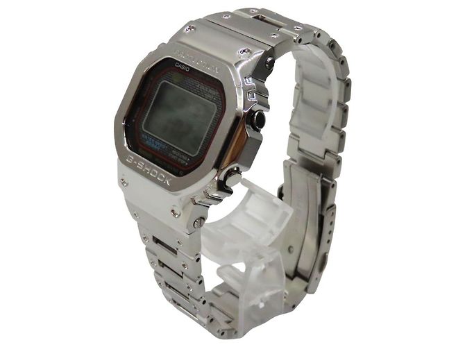Autre Marque Edelstahl-Uhr CASIO G-SHOCK GMW-B5000D-1CJF Silber - Ansicht 3